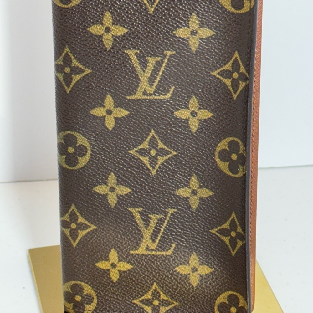 Louis Vuitton Brown and Gold Monogram Wallet